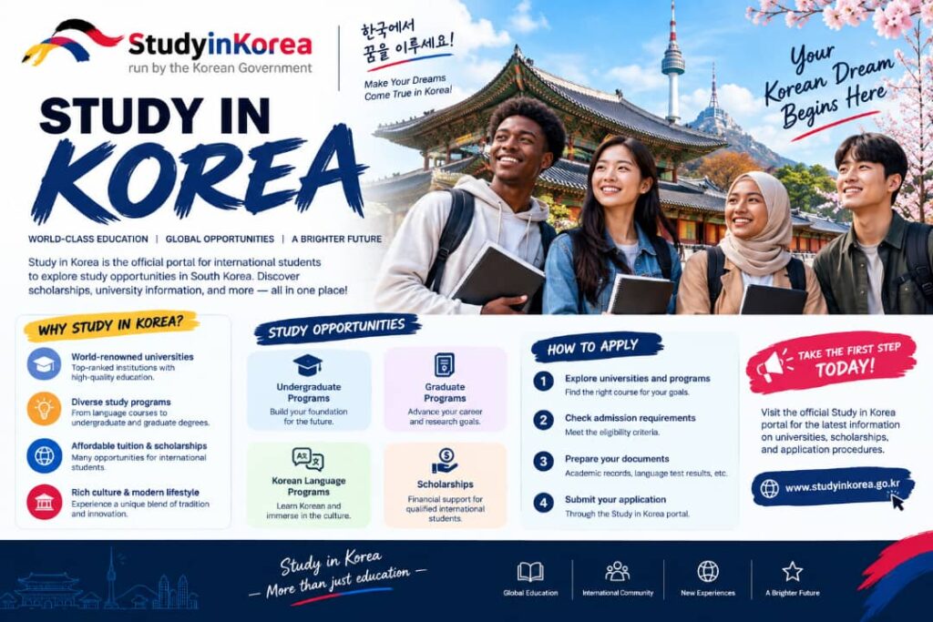 Current image: International students receiving Global Korea Scholarship at NIIED ceremony in South Korea